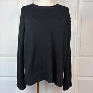 Ella Moss Black Knit Top